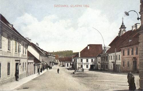 Zgodovina Šoštanj - Trg bratov Mravljakov